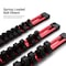 Capri Tools Aluminum Socket Rail Set, 14, 38 and 12 Drive, 17 Long, Red, 3Pcs Rail W 58 Socket Clips CP50200-3PK-17RD - alternate 5